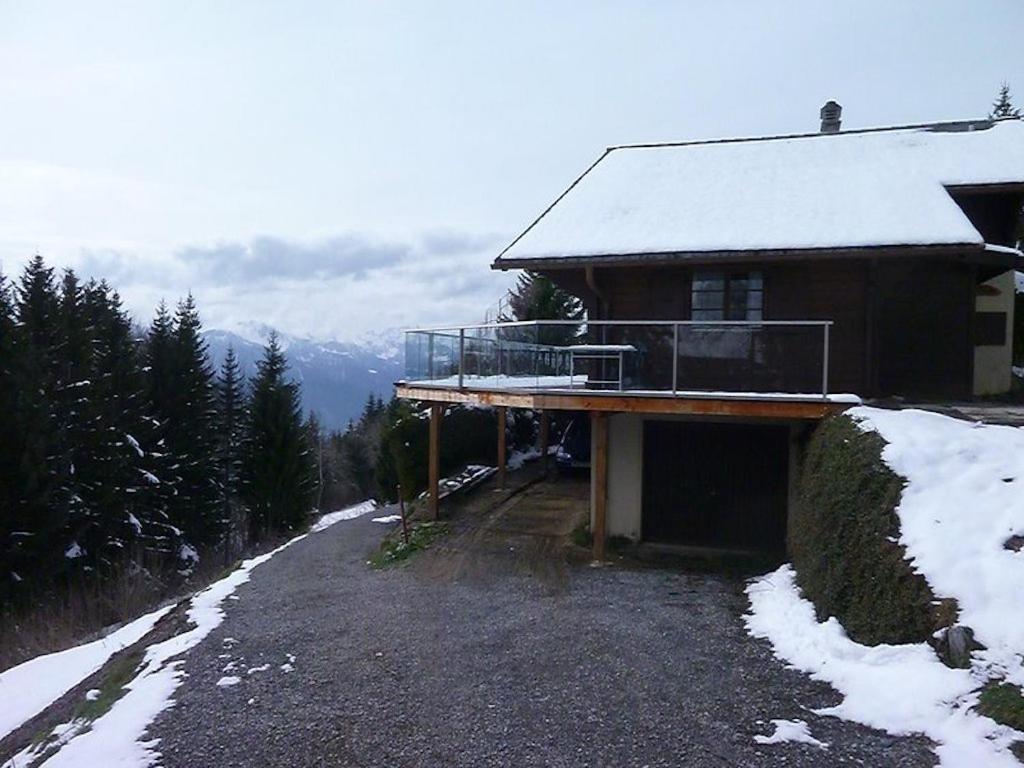 Chalet Traditionnel Avec Jacuzzi Exterieur Bex Екстериор снимка